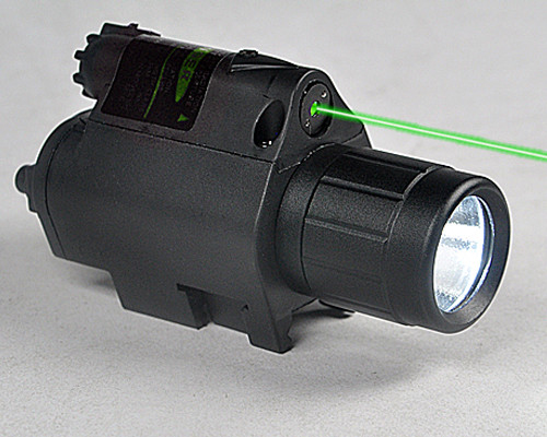 Tactical Green Laser Sight with Bright LED Flashlight